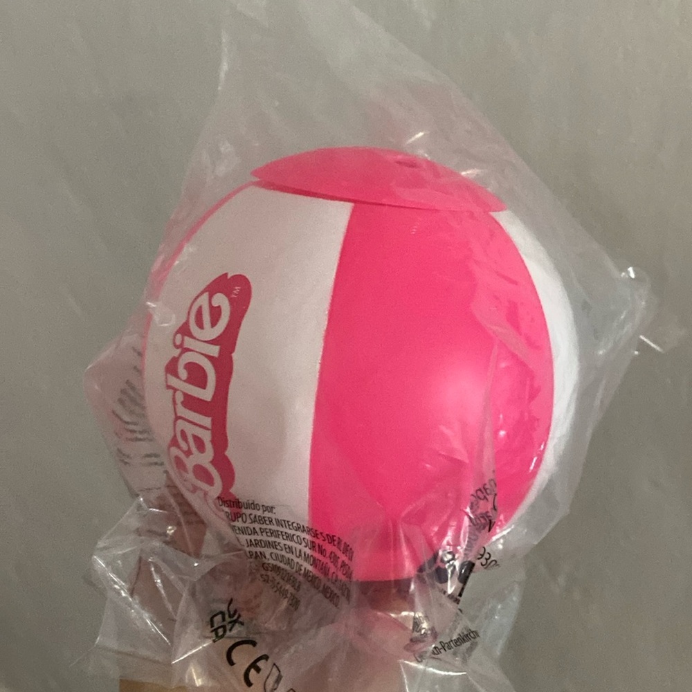 Barbie movie beach ball drinking tumbler